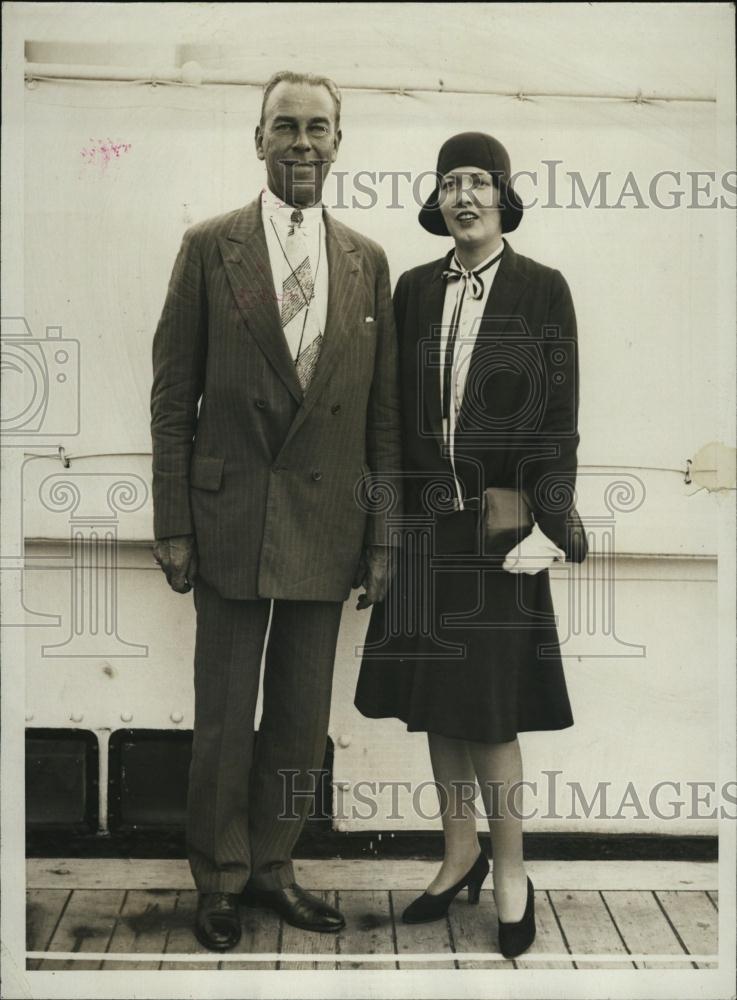 1929 Press Photo Senator & Mrs Daniel Lane of Boston - RSL45611 - Historic Images