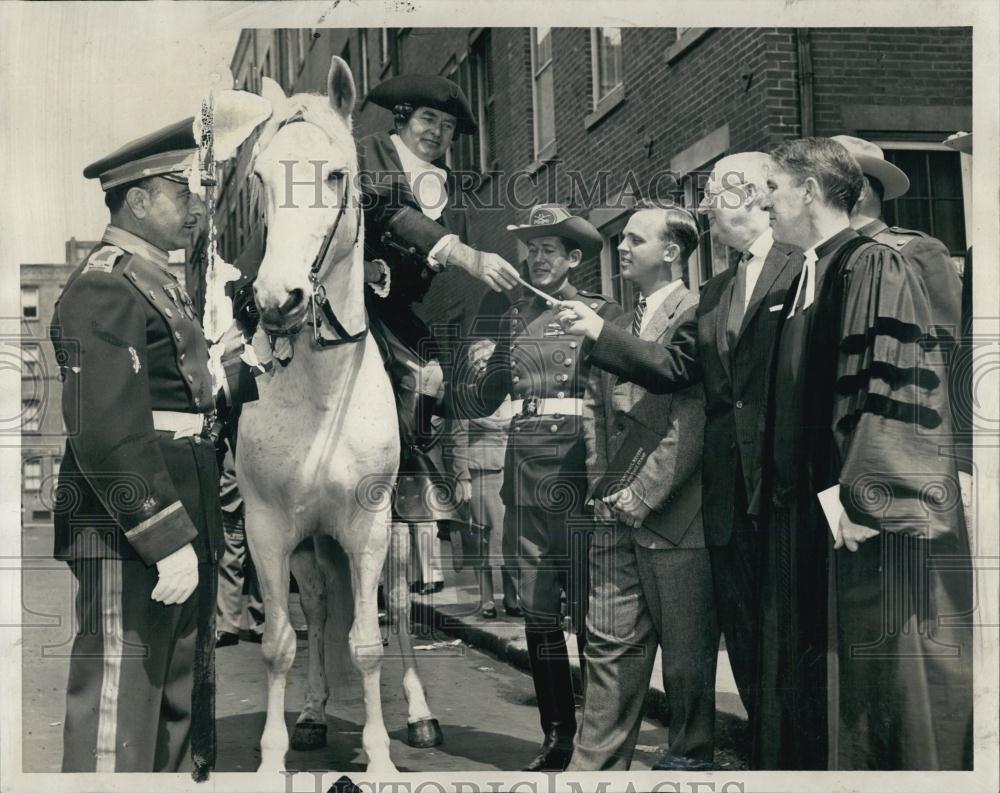 Press Photo Martin, Leventhall, Kellett of National Lancers - RSL05833 - Historic Images