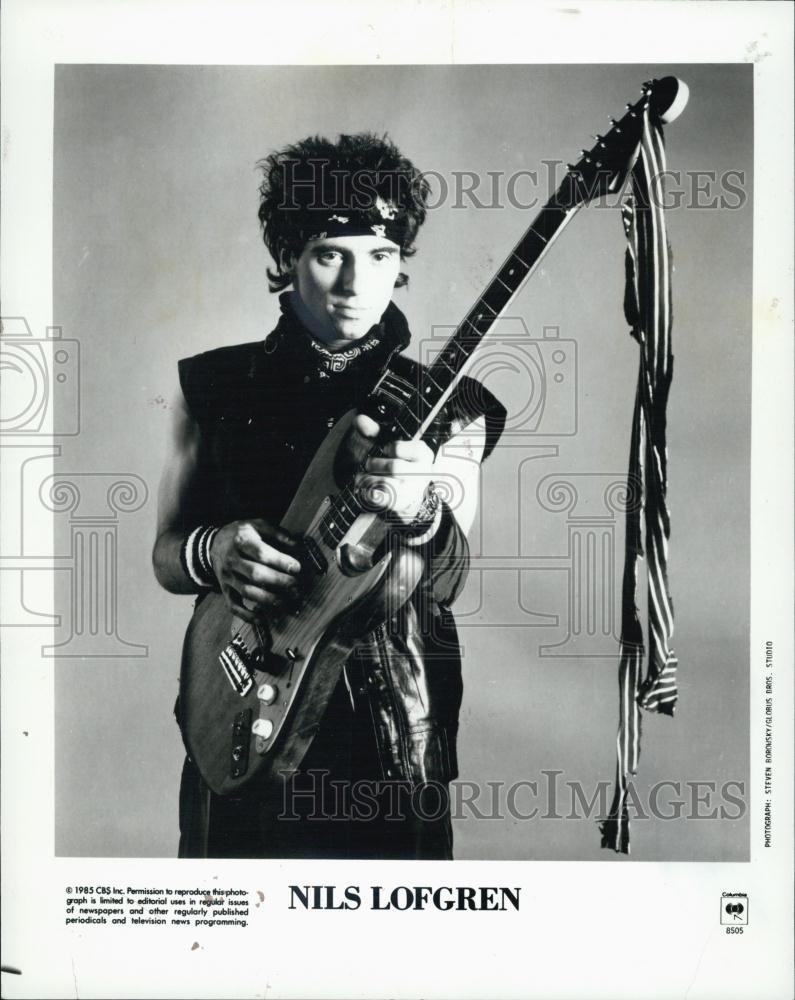 1988 Press Photo Nils Lofgren - RSL03757 - Historic Images