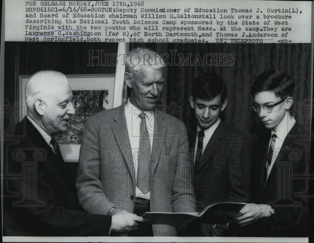 1968 Press Photo Thomas J Anderson Lawrence C Washington - RSL40307 - Historic Images