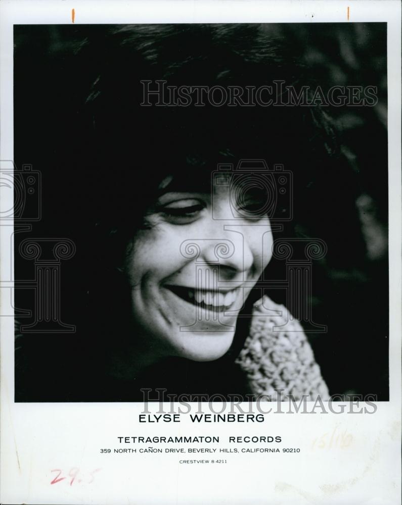 1969 Press Photo Elyse Weinberg - RSL62097 - Historic Images