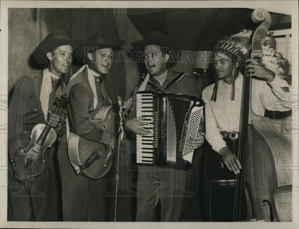 1952 Press Photo Skeeter, Guy Vick Wills and Chuck Wright Musicians - RSL96037 - Historic Images