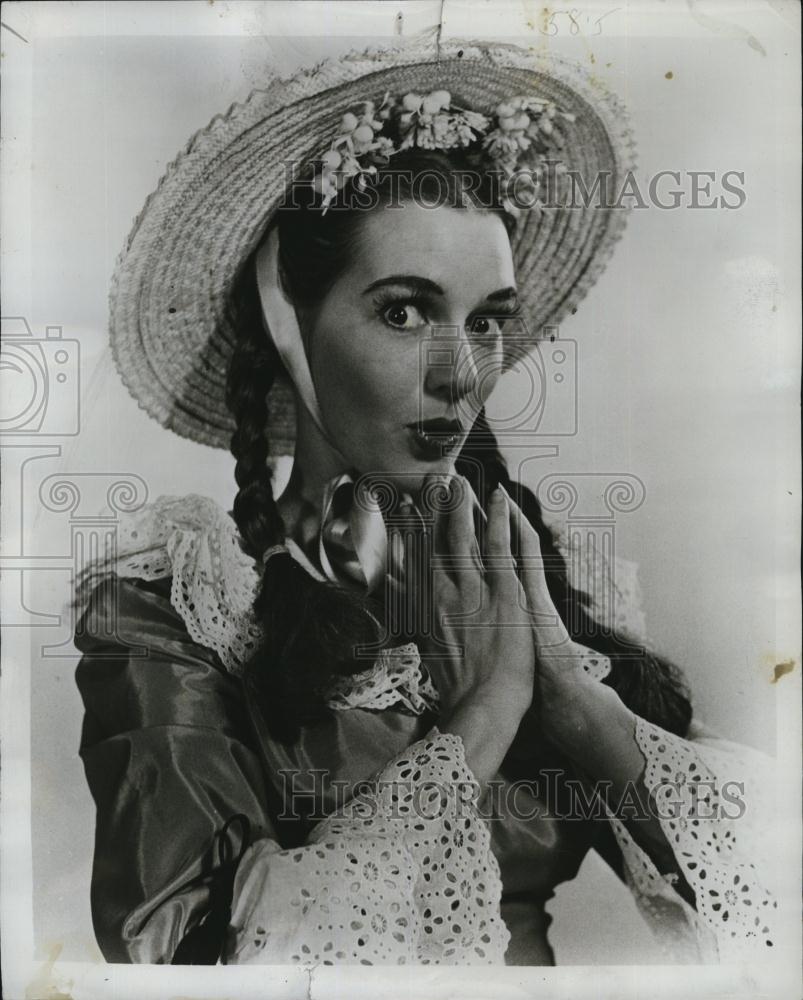 1953 Press Photo Actress Sally Knapp In &quot;Patience&quot; - RSL82745 - Historic Images