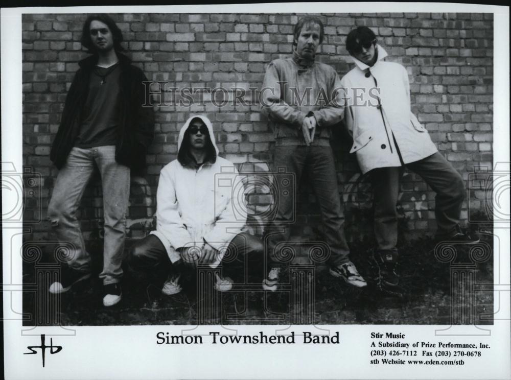 Press Photo Music Band Simon Townshend Band recording Artists - RSL39471 - Historic Images