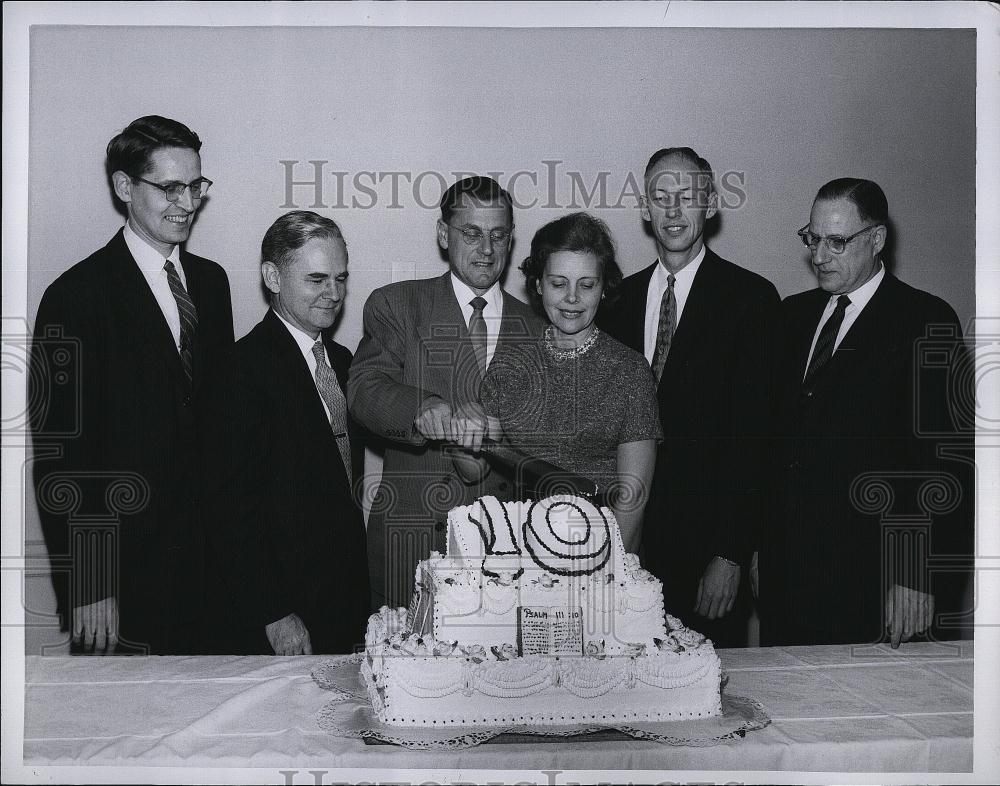 1958 Press Photo Dr Rev H Ockenga & wife,Rev TD Crum,HT Armerding,LT Lewis - Historic Images