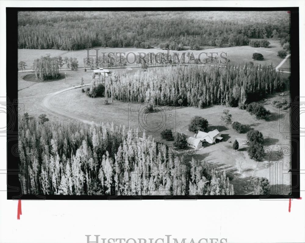 1991 Press Photo Bob Thomas&#39;s Farm He was Kidnapped - RSL67755 - Historic Images