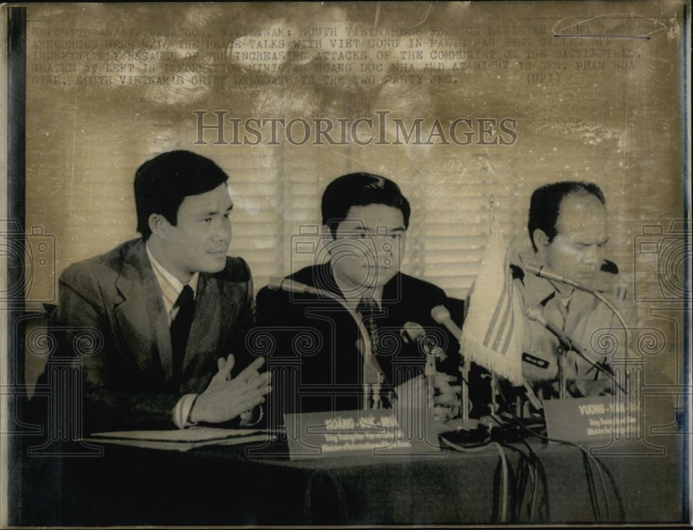 Press Photo south Vietnamese Prime Minister in Peace Conference - RSL67499 - Historic Images