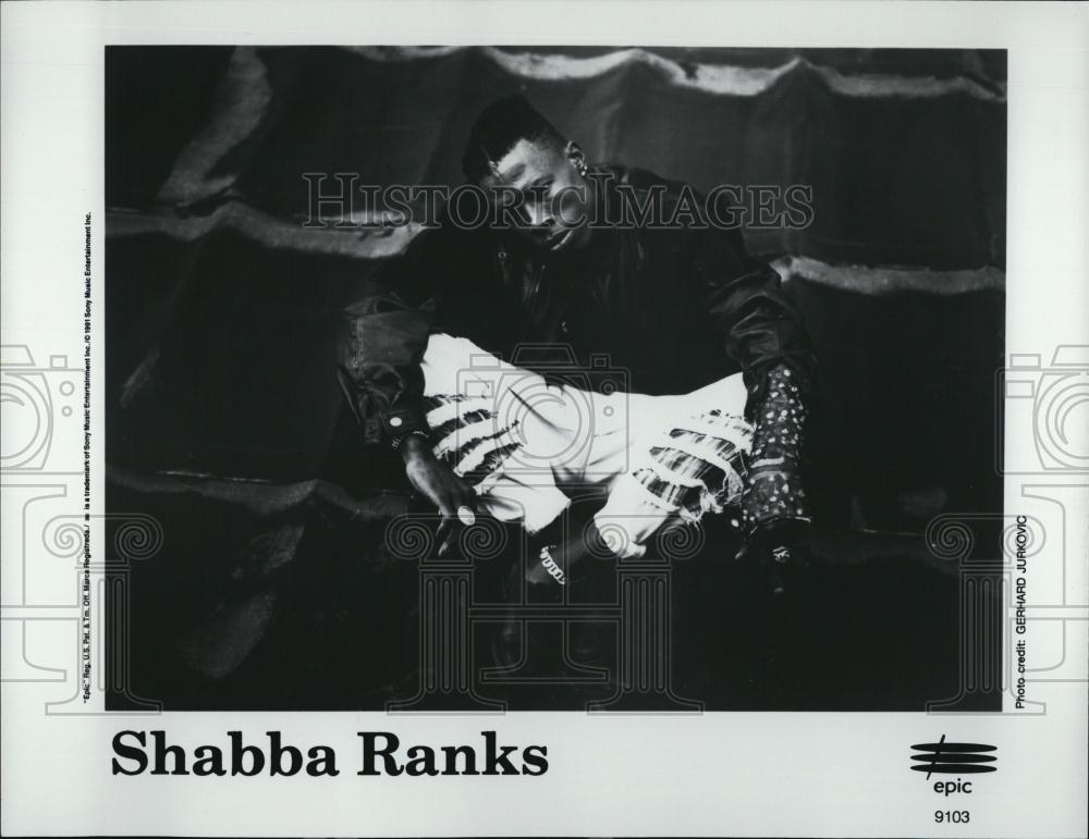 Press Photo Musician Singer Shabba Ranks - RSL40171 - Historic Images