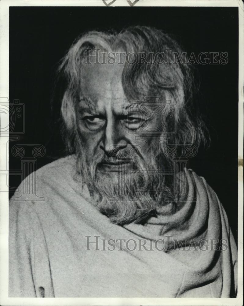 Press Photo Actor Morris Carnovsky As King Lear Closeup - RSL42779 - Historic Images