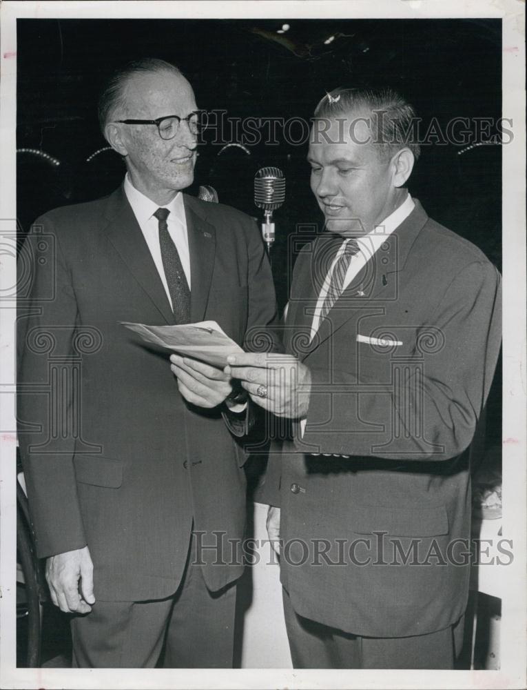 1960 Press Photo Rep Walter H Judd Us Rep William C Cramer - RSL66029 - Historic Images