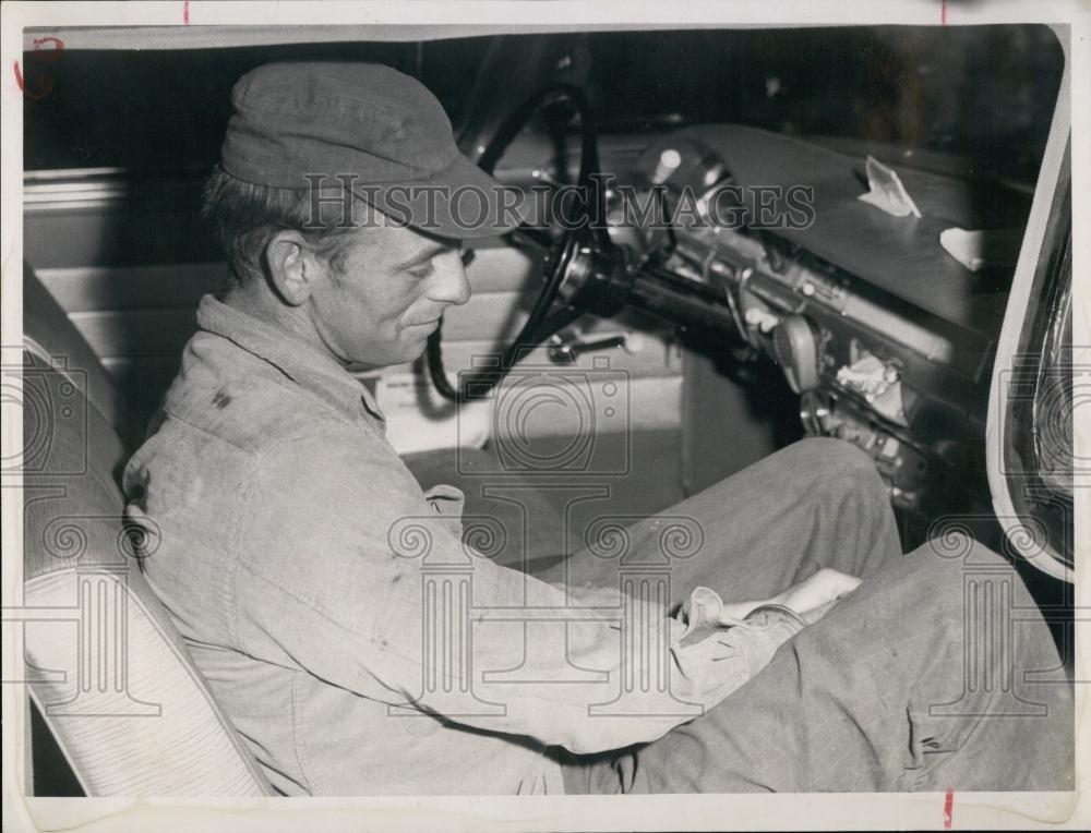 1985 Press Photo Thomas Osbourne booked Trooper AE Hambacker Florida Highway - Historic Images