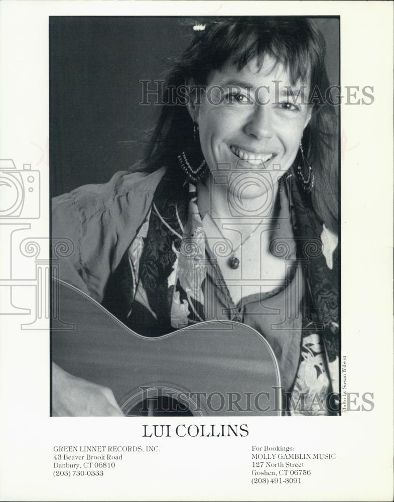 1991 Press Photo Musician Lui Collins - RSL03219 - Historic Images