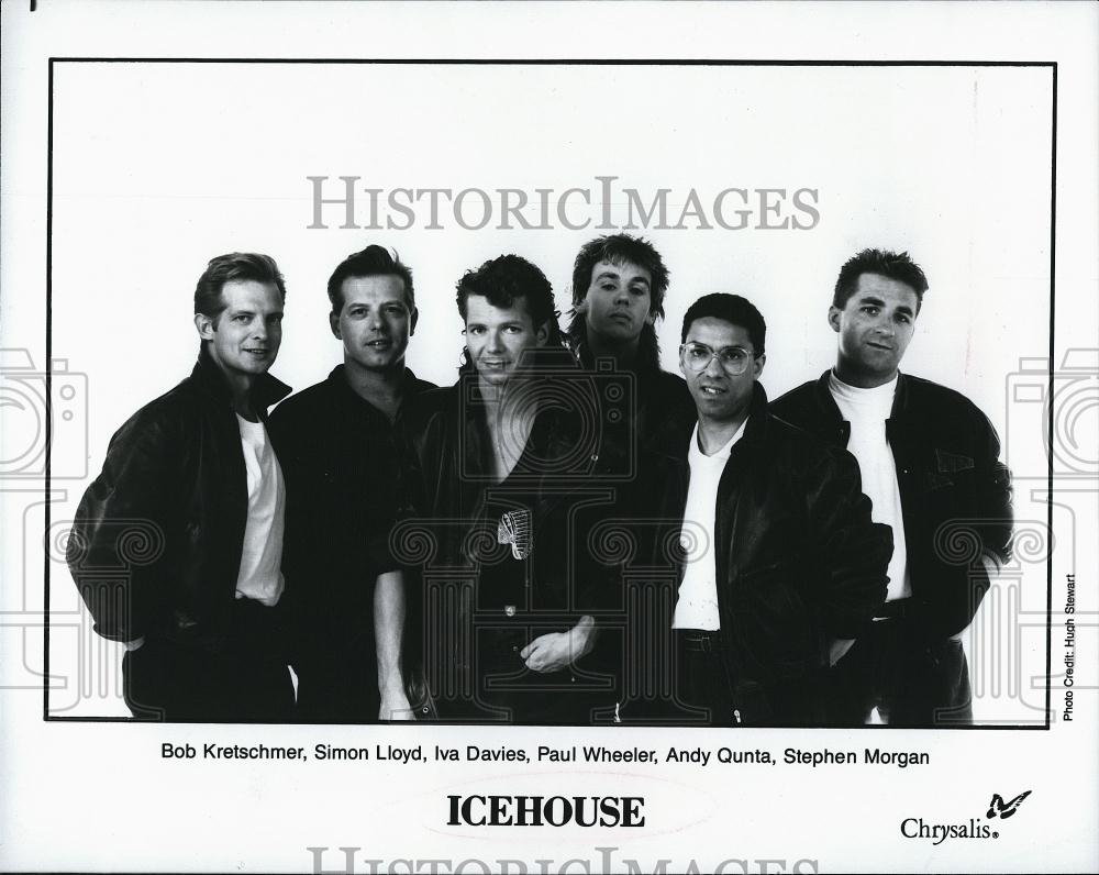 Press Photo Icehouse: B Kretschmer S Lloyd, I Davies, P Wheeler, A Qunta - Historic Images
