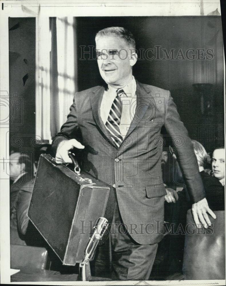 1973 Press Photo Archibald Cox American lawyer and law professor - RSL02507 - Historic Images