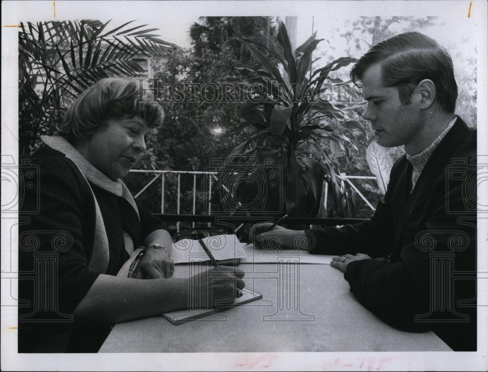 1971 Press Photo Darral Chapman &amp; Lynne Vanderpoel Academy for Human Development - Historic Images