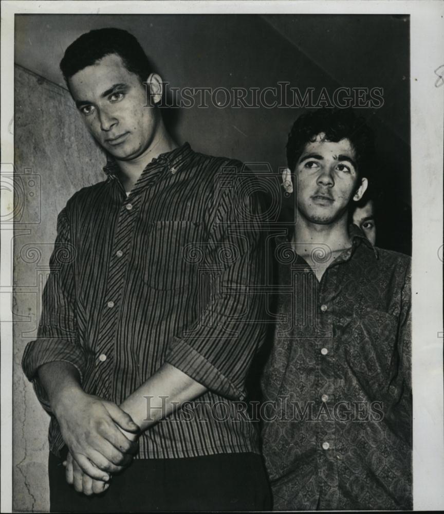 1959 Press Photo Rogelio Soto and Baboo Charlie charged for slaying - RSL42489 - Historic Images