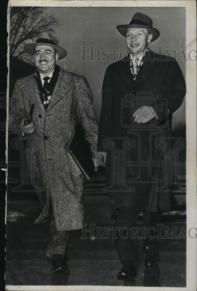 1948 Press Photo Bleriot H Lamarre Attorney Robert C Knee - RSL44503 - Historic Images