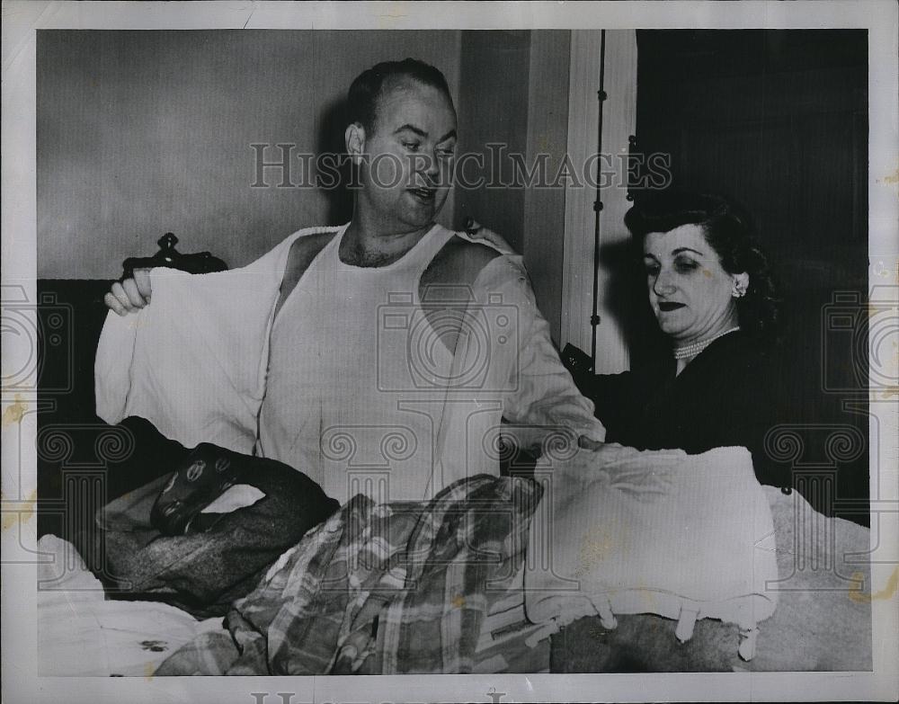 1952 Press Photo Calif Rep Oakley Hunter & Doris Kasparian - RSL85483 - Historic Images