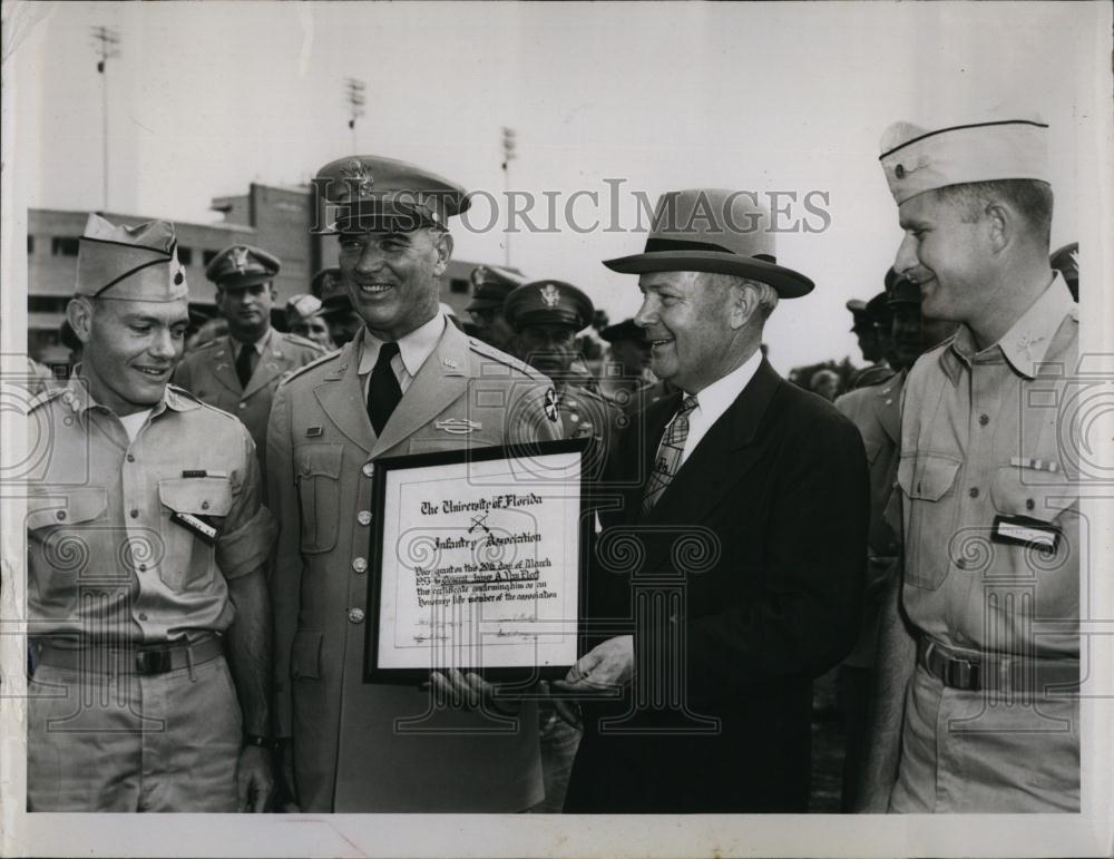 Press Photo University of Florida Infantry Association - RSL96553 - Historic Images