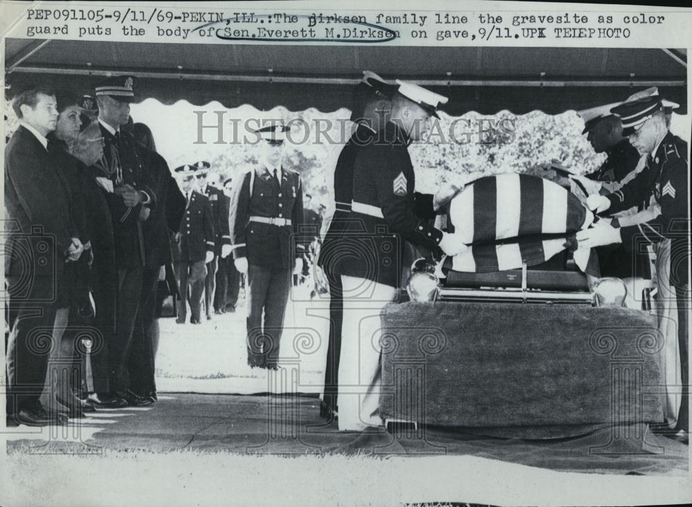 1969 Press Photo Funeral of Senator Everett Dirksen of Ill - RSL07005 - Historic Images