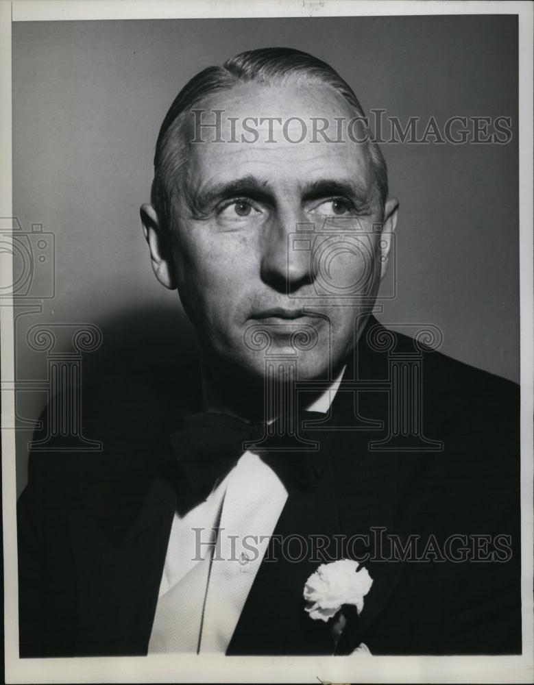 1952 Press Photo National Conference Christians Jews President Everett Clinchy - Historic Images