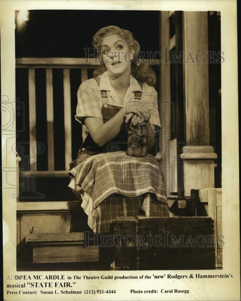 1995 Press Photo Audrea McArdle Musical State Fair - RSL46055 - Historic Images