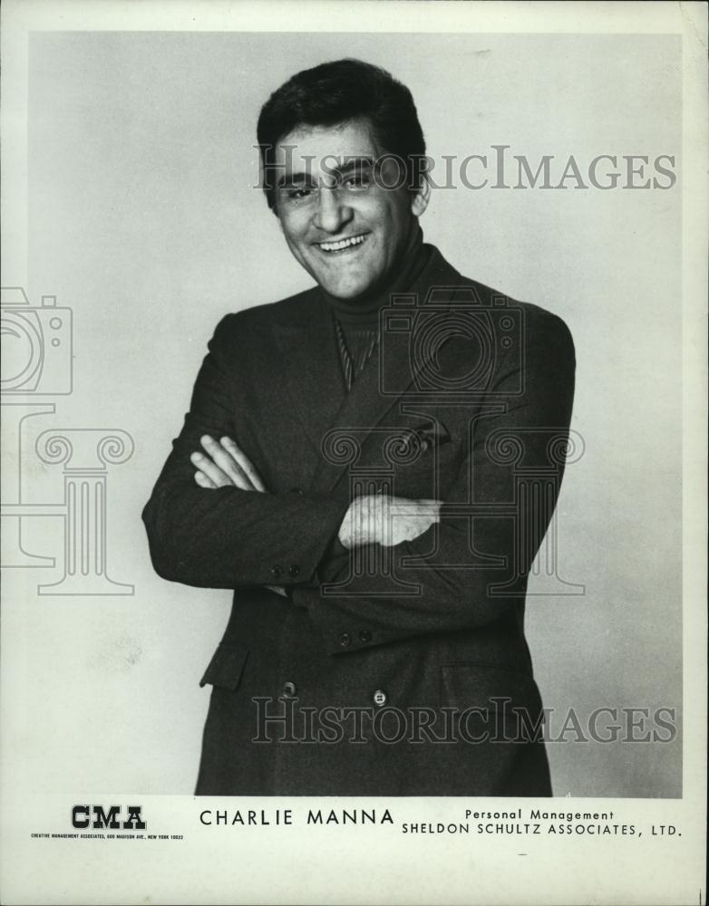 Press Photo Circa 1960s Charlie Manna Stand-up Comedian - RSL43587 - Historic Images