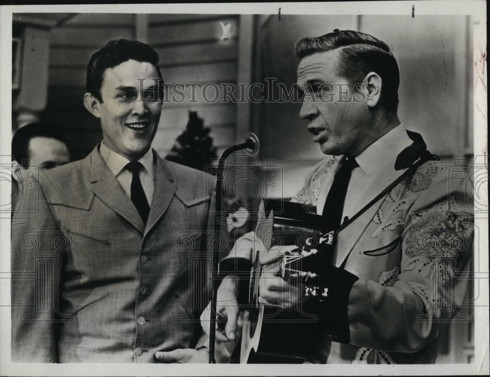 1965 Press Photo Jimmy Dean Buck Owens The Jimmy Dean Show - RSL97789 - Historic Images