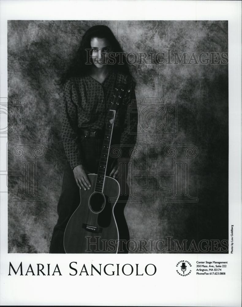 Press Photo Folk musician Maria Sangiolo to perform - RSL77955 - Historic Images