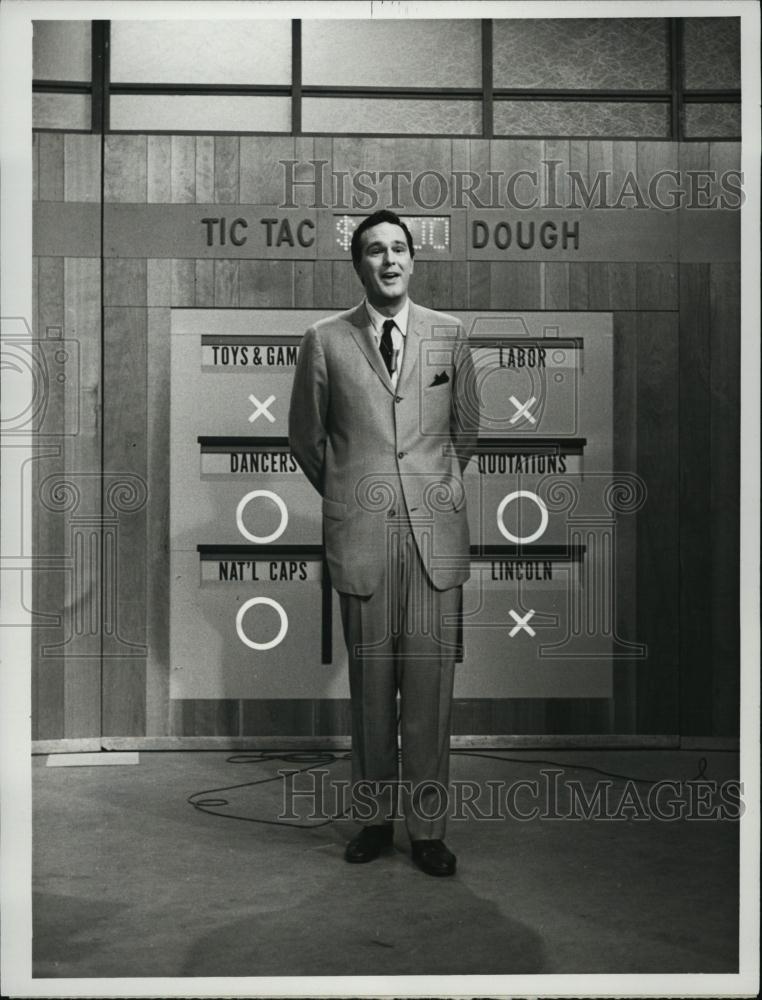 1958 Press Photo Bill Wendell Host of "Tic Tac Dough" - RSL43883 - Historic Images