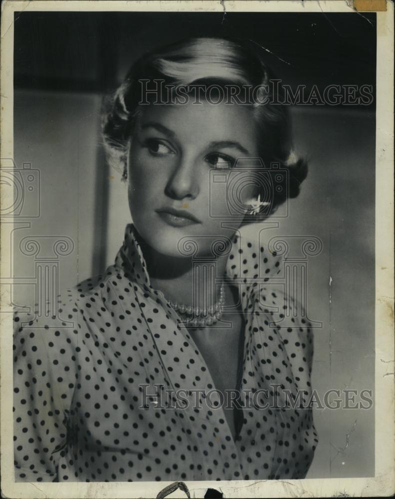 Press Photo American Actress Broadway Stage Star Barbara Bel Geddes Portrait - Historic Images