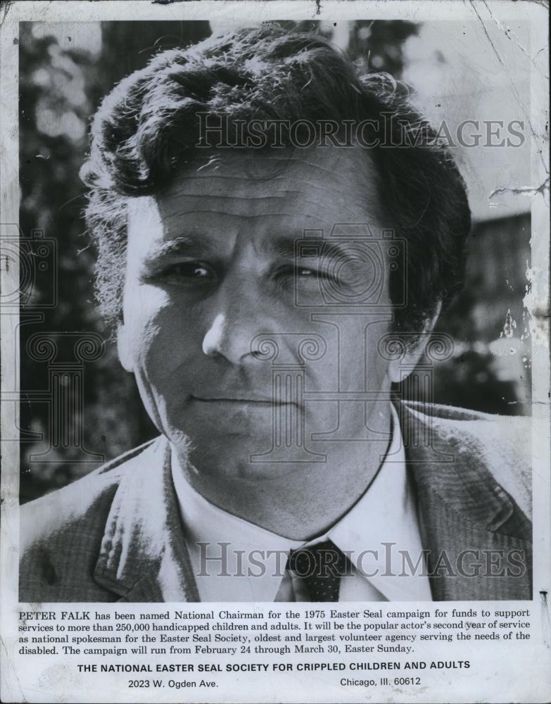 1974 Press Photo Peter Falk - RSL79315 - Historic Images