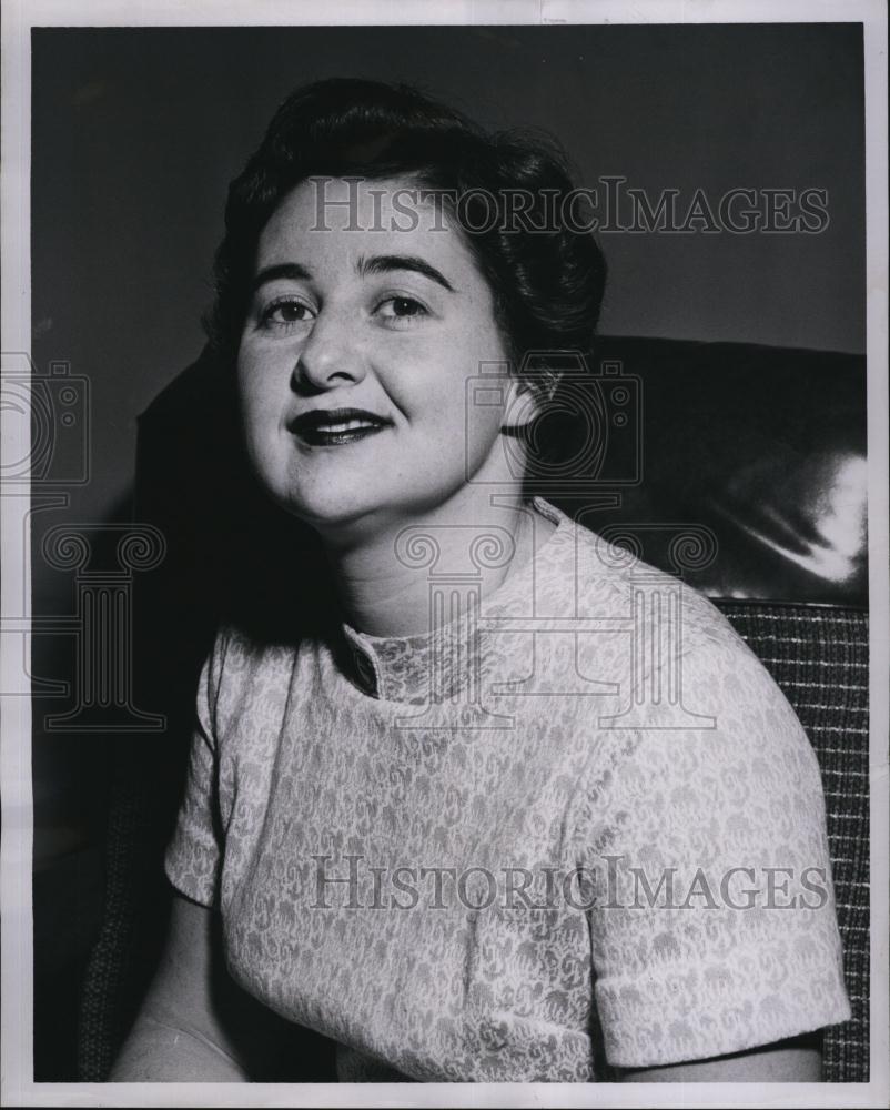 1959 Press Photo Ann Mahon of Arlington Town Clerk First woman - RSL83329 - Historic Images