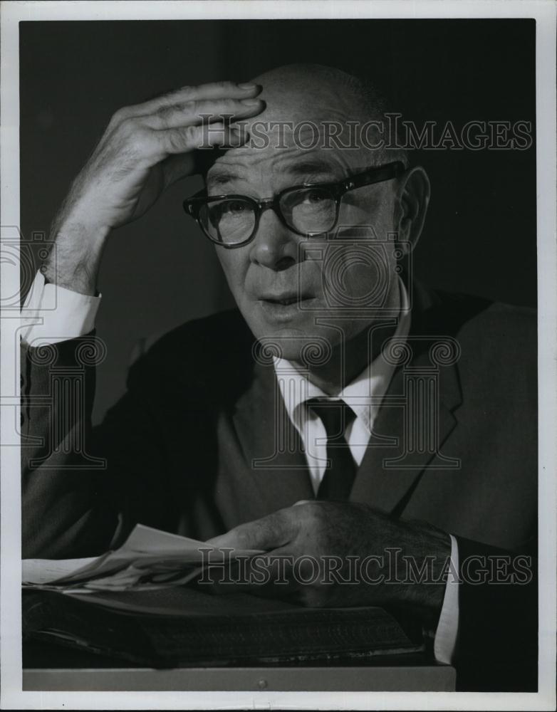 1963 Press Photo Actor Dean Jagger in &quot;The Twilight Zone&quot; - RSL93175 - Historic Images