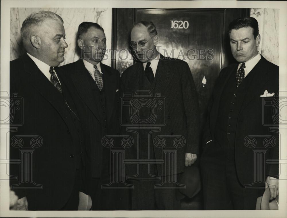 1937 Press Photo BJ Damich, JW Gracer, Clinton S Golden, David J Mcdonald - Historic Images