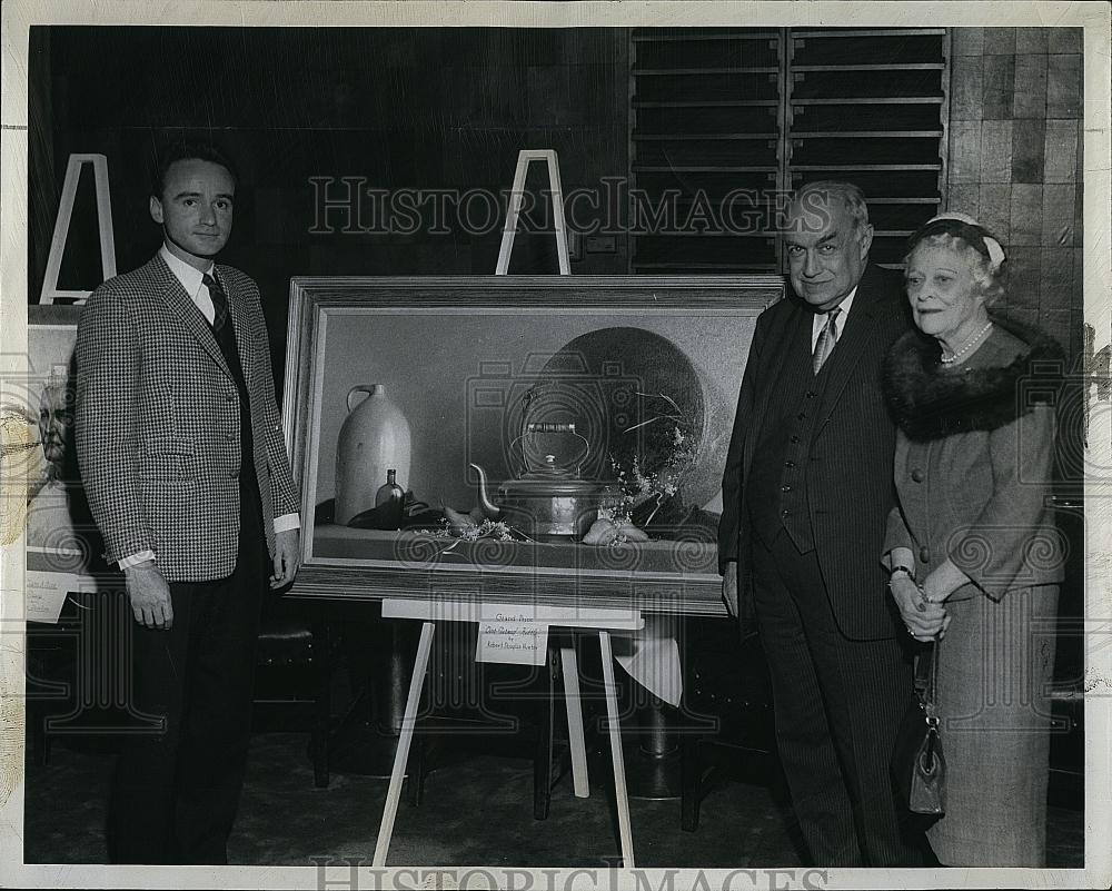 1964 Press Photo Mrs Richard Mitton, Edward R Mitton, Robert D Hunter - Historic Images