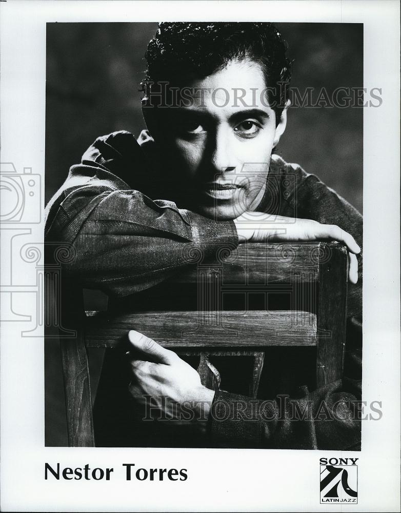 Press Photo Popular Musician Nestor Torres - RSL82209 - Historic Images