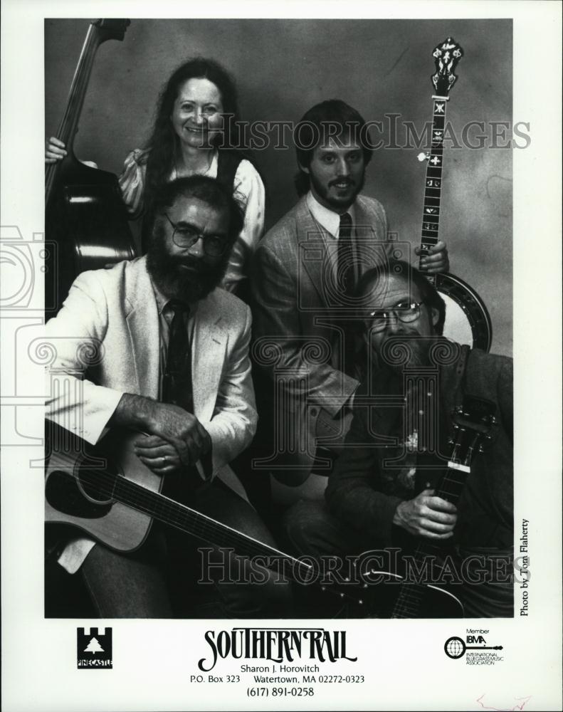 1996 Press Photo members of New England&#39;s premier bluegrass band Southern Rail - Historic Images