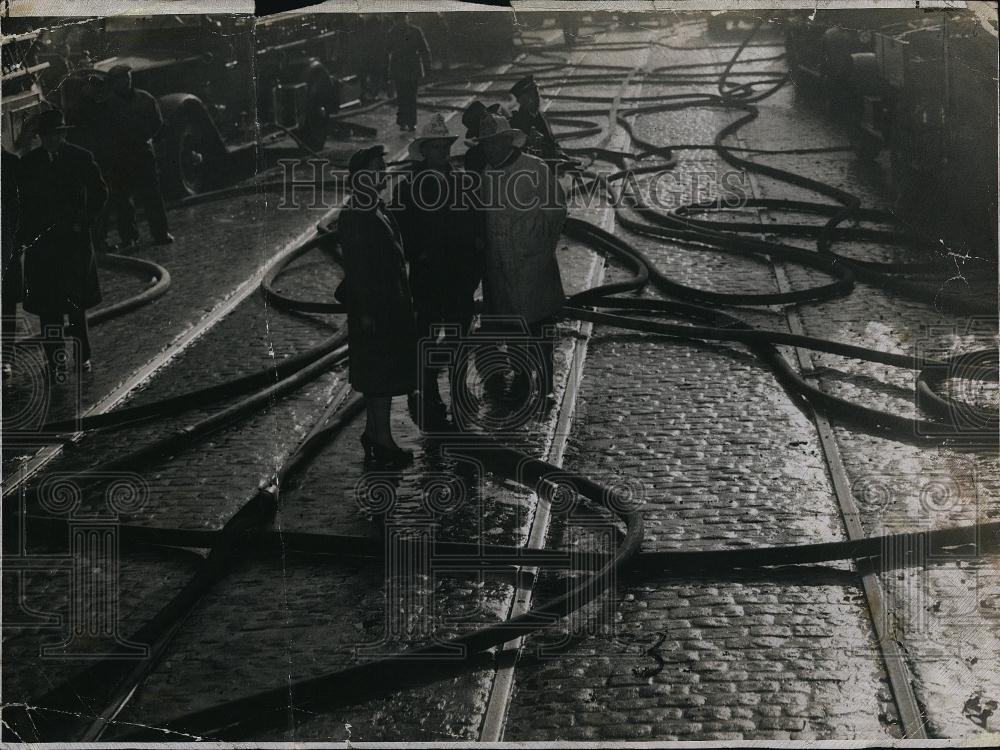 1948 Press Photo Reporter Alta Maloney, Rev Henry O'Donnell, Napeen Boutilier - Historic Images