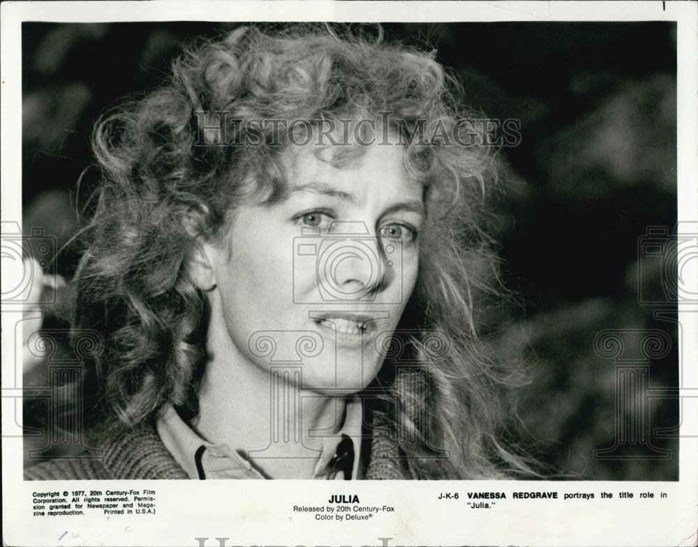 1978 Press Photo Vanessa Redgrave starring in "Julia" - RSL05717 - Historic Images