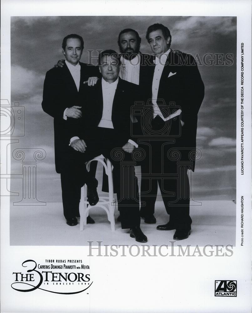 1994 Press Photo Carreras, Domingo and Pavarotti of The 3 Tenors - RSL81993 - Historic Images