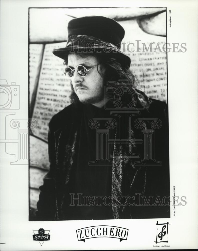 Press Photo Zucchero Musician Singer Recording Artist - RSL40653 - Historic Images