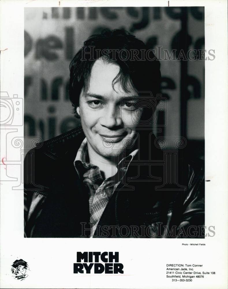 1981 Press Photo Popular Musician Singer Mitch Ryder - RSL60631 - Historic Images