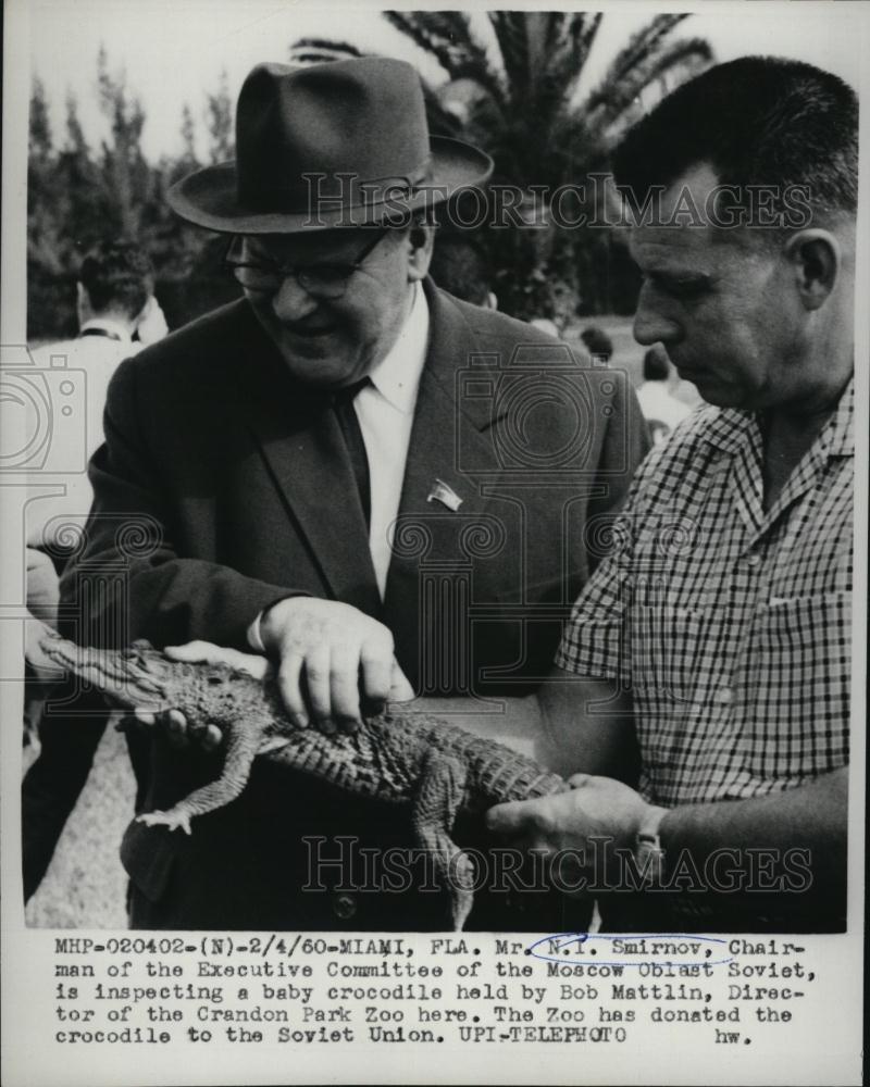 1960 Press Photo Mr NL Mirnov Chariman of Moscow oblast Soviet - RSL40719 - Historic Images