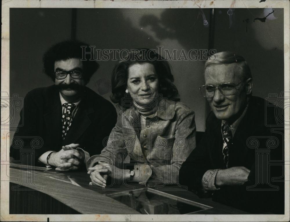 1973 Press Photo Gene Shalit,Barbara Waltters, Frrank McGee &quot;Today&quot; - RSL96619 - Historic Images