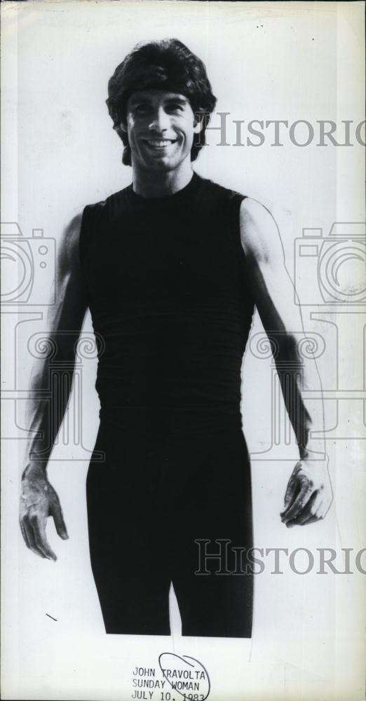 1983 Press Photo Actor John Travolta In "Sunday Woman" - RSL84441 - Historic Images