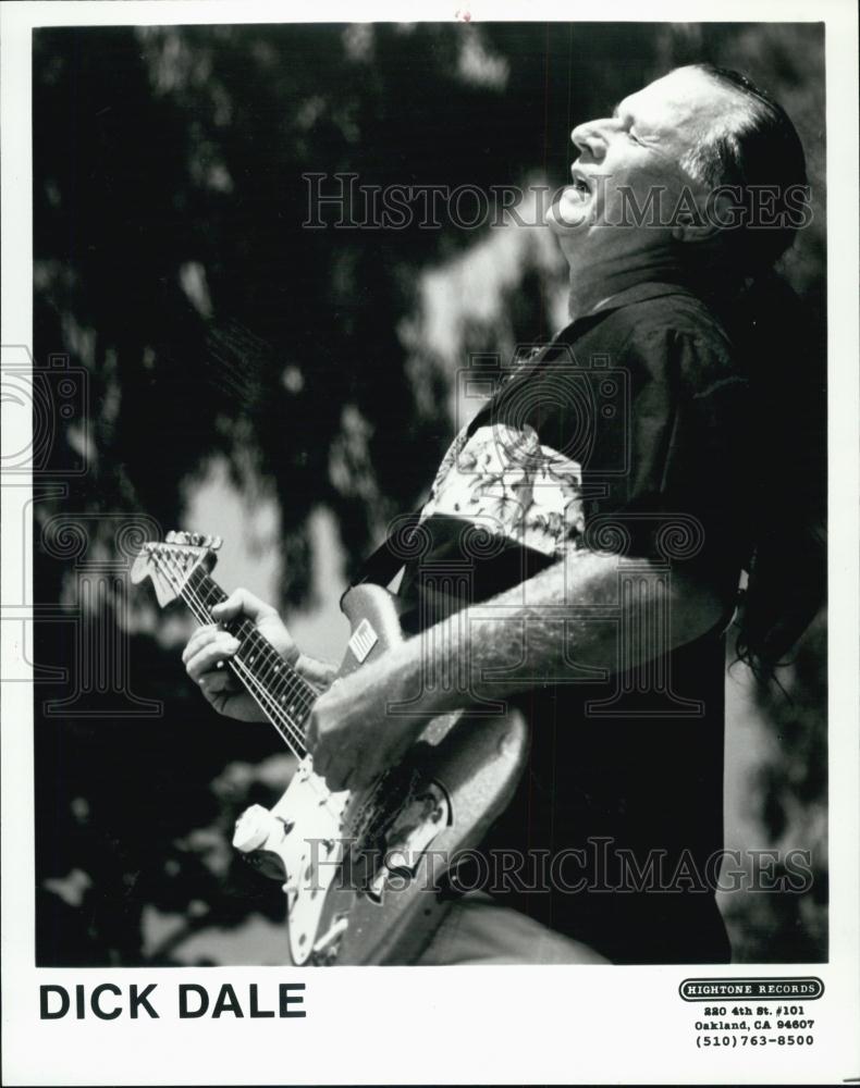 1993 Press Photo Dick Dale, Surf Rock Guitarist - RSL03505 - Historic Images