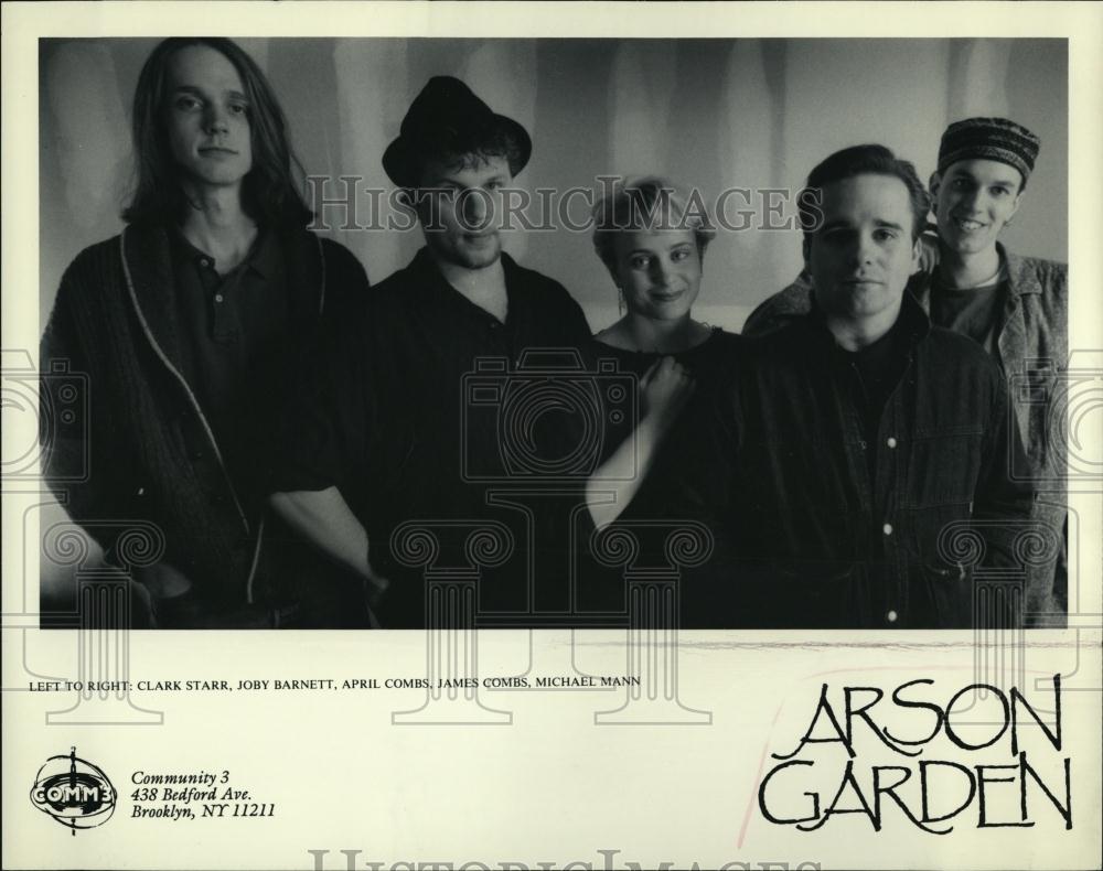 Press Photo Arson Garden Clark Starr, Joby Barnett, April Combs, James Combs, - Historic Images