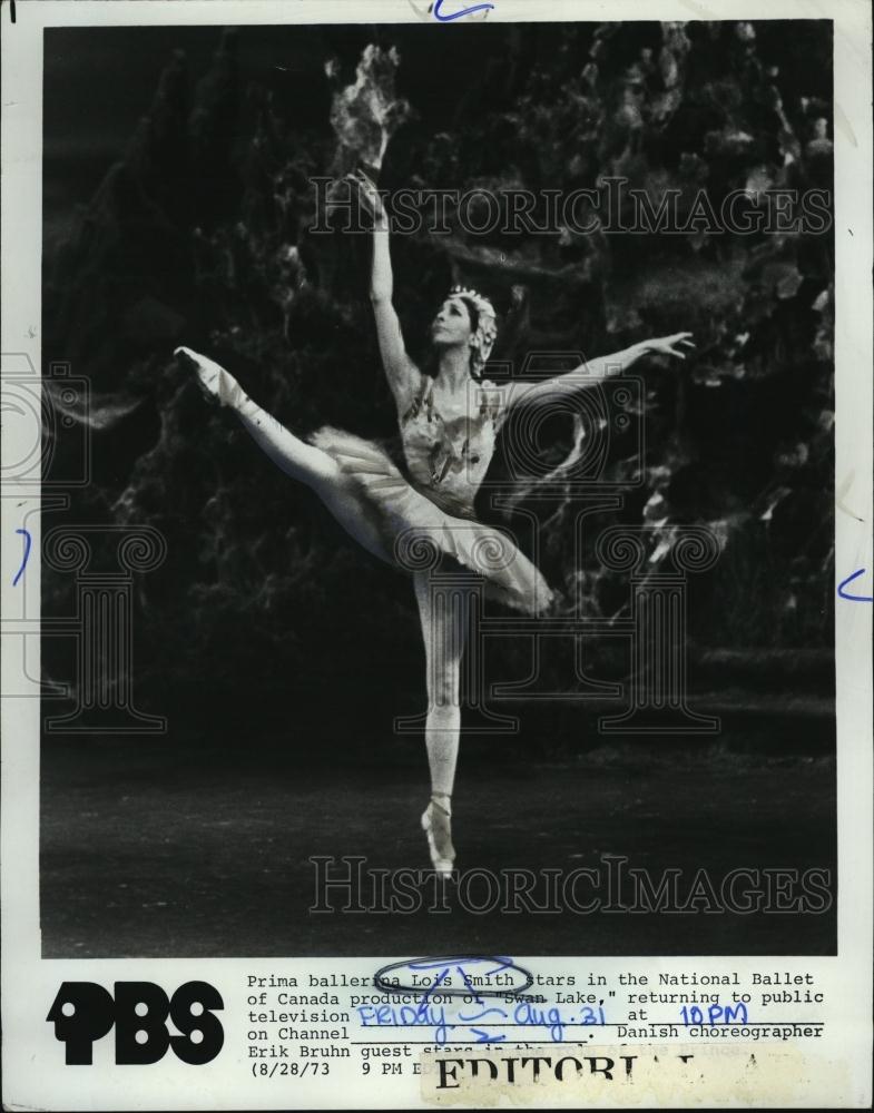 1973 Press Photo Prima Ballerina Lois Smith Stars In "Swan Lake" - RSL43113 - Historic Images