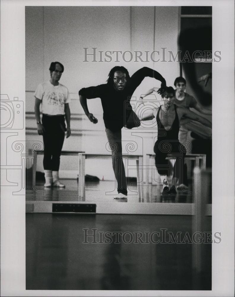 Press Photo Dancer Bill T Jones At Boston Ballet On The Edge - RSL83987 - Historic Images